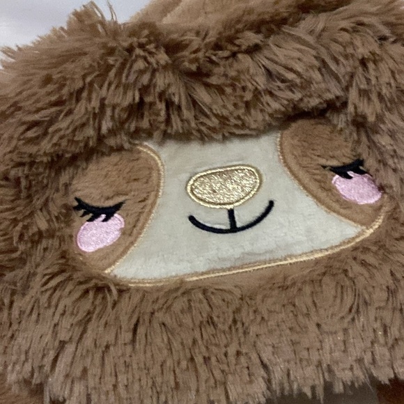 LETS CELEBRATE HALLOWEEN NEW W/Tag WO SIZE LARGE SLOTH PAJAMAS COSTUME TAN CLEAN - Picture 4 of 15